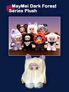 May Mei Dark Forest Series Plush Doll Pendant Ghost Elda